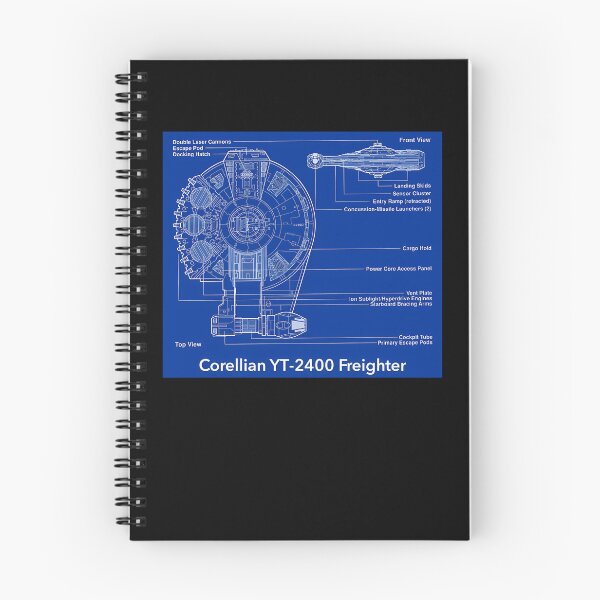 Item preview, Corellian Freighter Blueprint  designed and sold by angelicagu.