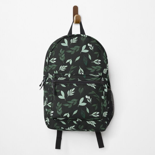 Item preview, Black Foliage Plants Leaves Lover Spring Background Design Pattern March Saint St Patrick's Day designed and sold by Sarcastic Narwhal.