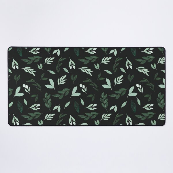 Item preview, Black Foliage Plants Leaves Lover Spring Background Design Pattern March Saint St Patrick's Day designed and sold by Sarcastic Narwhal.