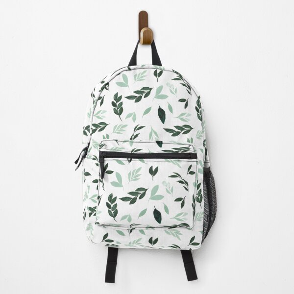 Item preview, White Foliage Plants Leaves Lover Spring Background Design Pattern March Saint St Patrick's Day designed and sold by Sarcastic Narwhal.