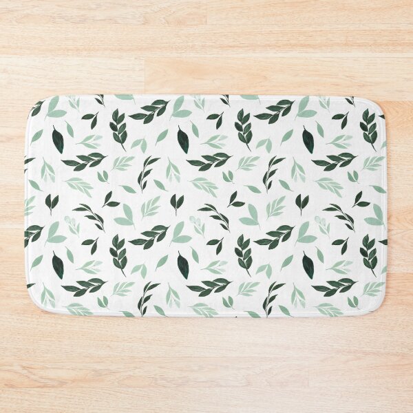 Item preview, White Foliage Plants Leaves Lover Spring Background Design Pattern March Saint St Patrick's Day designed and sold by Sarcastic Narwhal.