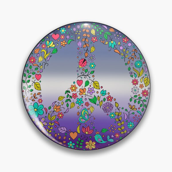 Item preview, Hippie Vibes Butch Pride Flag Peace Sign, Subtle Lesbian Butch Pride Design designed and sold by Travelslightly.