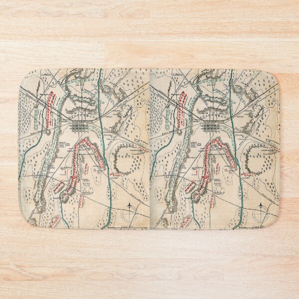 Item preview, American Civil War - Map Of The Battle Of Gettysburg - Vintage Map Print designed and sold by TheHappyK.