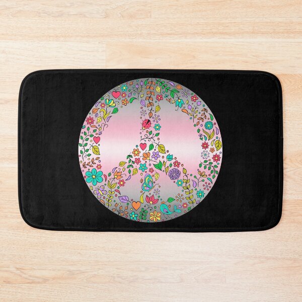 Item preview, Hippie Vibes Demigirl Pride Flag Peace Sign, Subtle Demigirl Pride Design designed and sold by Travelslightly.