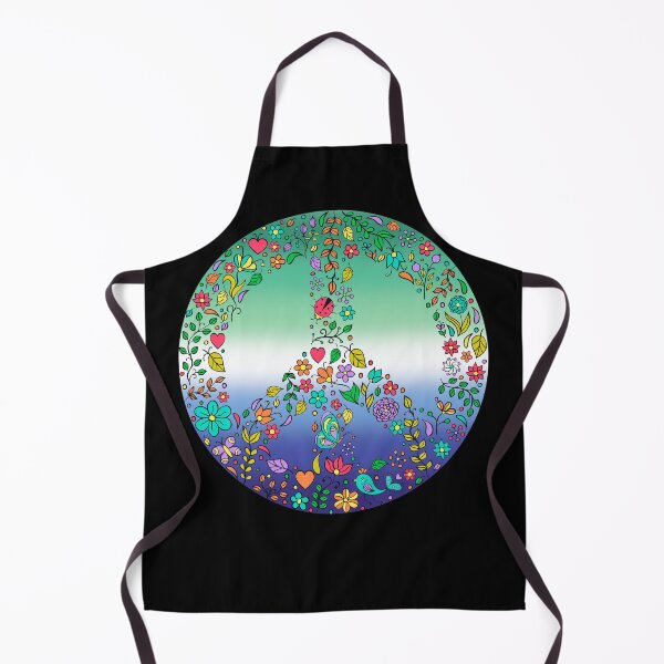 Item preview, Hippie Vibes Gay MLM Pride Flag Peace Sign, Subtle MLM Pride Design designed and sold by Travelslightly.