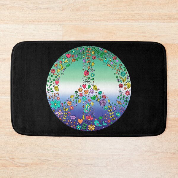 Item preview, Hippie Vibes Gay MLM Pride Flag Peace Sign, Subtle MLM Pride Design designed and sold by Travelslightly.