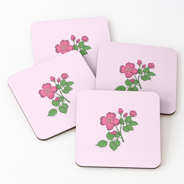 Item preview, Mid Pink Quartered Rose Bloom Semi-Double 8-15 Petals In 2 Rows designed and sold by Rachael Taylor.