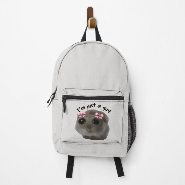 Item preview, Sad hamster: I'm just a girl designed and sold by Stardewwlove.
