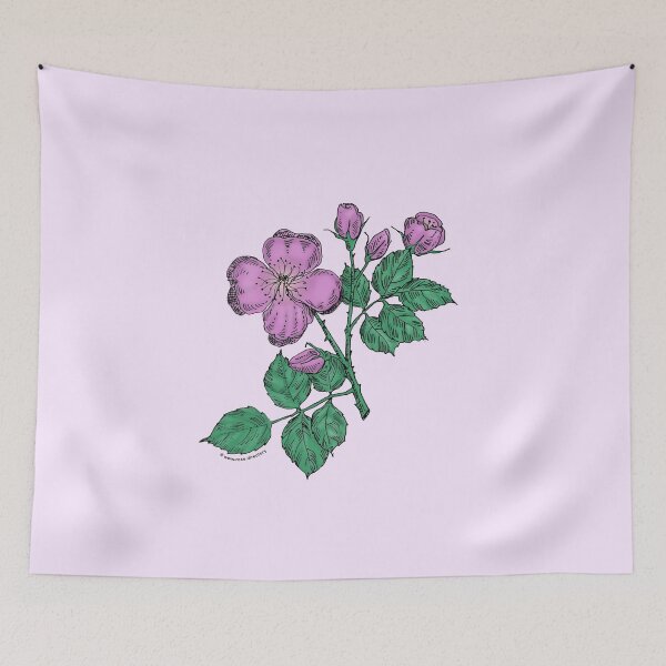 Item preview, Purple Quartered Rose Bloom Semi-Double 8-15 Petals In 2 Rows designed and sold by Rachael Taylor.