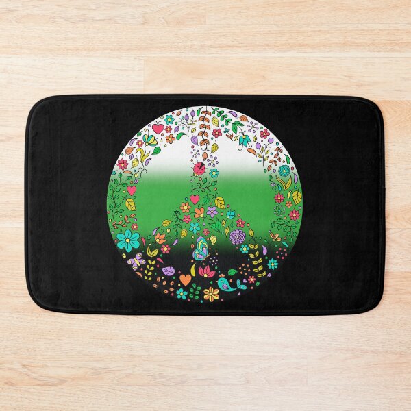 Item preview, Hippie Vibes Neutrois Pride Flag Peace Sign, Subtle Neutrois Pride Design designed and sold by Travelslightly.