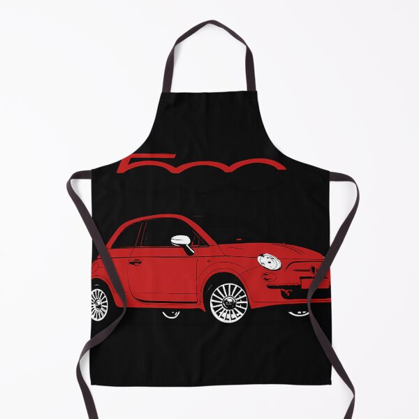 Item preview, Fiat 500 Red And White designed and sold by TolulopeOye7.