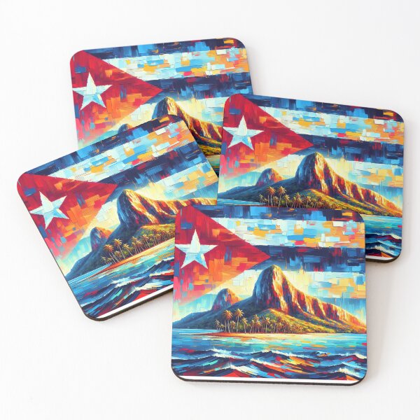 Item preview, Acrylic Cuban Flag Design  designed and sold by ssmg80.