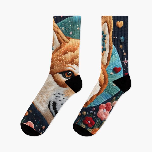 Item preview, Embroidery Art - The Shiba Inu designed and sold by TWNightingale.