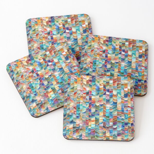 Item preview, Abstract Colorful Mosaic Pattern designed and sold by calibrit.