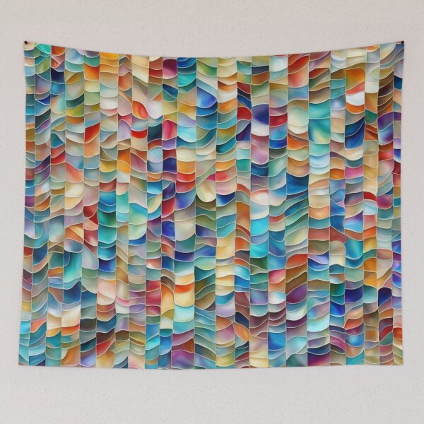 Item preview, Abstract Colorful Mosaic Pattern designed and sold by calibrit.