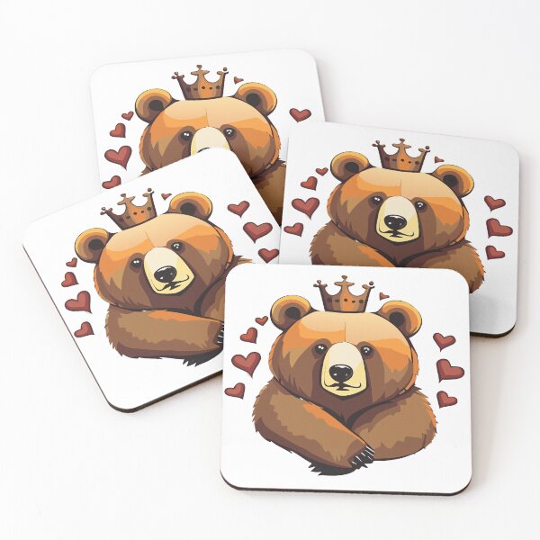 Item preview, king bear hearts designed and sold by YolotlAzul.