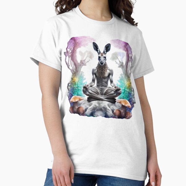 Kangaroo Spirit Animal Shaman Guide Classic T-Shirt