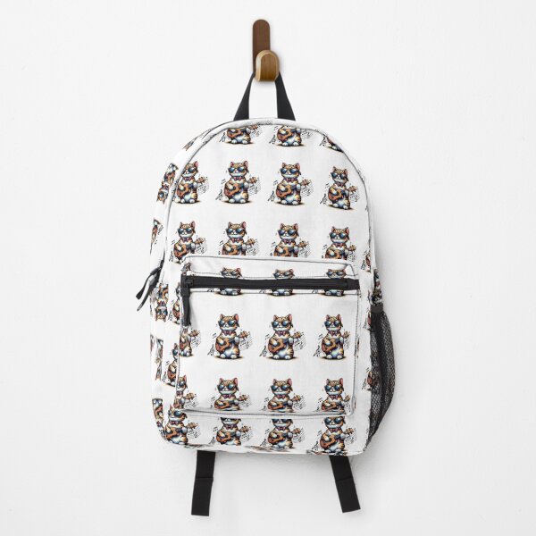 Item preview, Cat Playing Ukulele Musician Guitar Player Music Lover designed and sold by NovaGenArt.