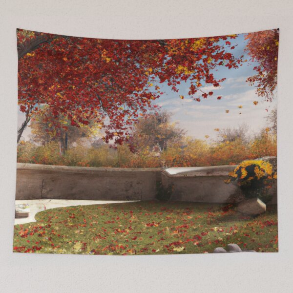 Item preview,  Autumn's Charm in Our Garden designed and sold by jackbermess.