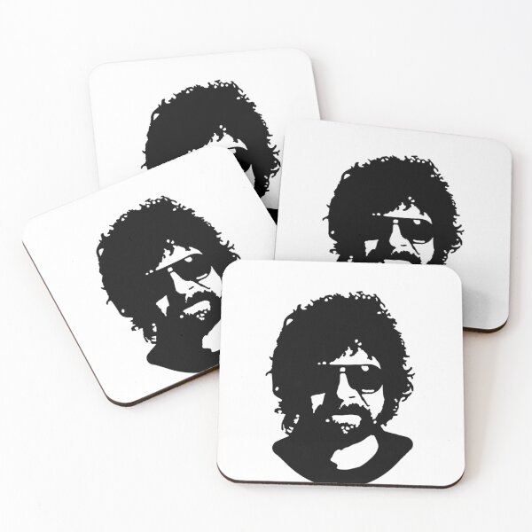 Artikelvorschau, Jeff Lynne von ELO Silhouette groß entworfen und verkauft von BazPiccy.