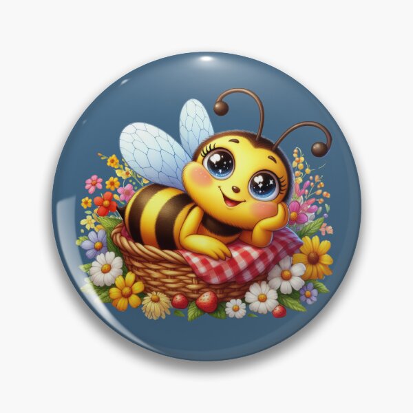 Item preview, Cute bee welcomes spring! designed and sold by fribabywonder.