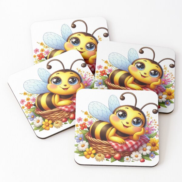 Item preview, Cute bee welcomes spring! designed and sold by fribabywonder.
