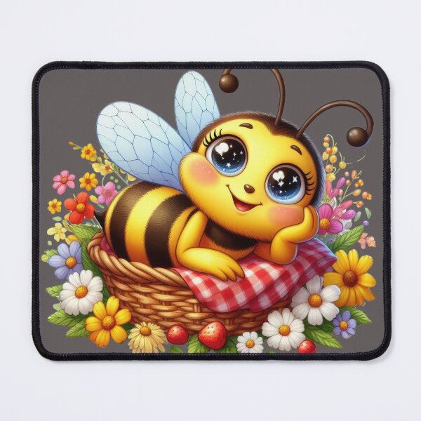 Item preview, Cute bee welcomes spring! designed and sold by fribabywonder.