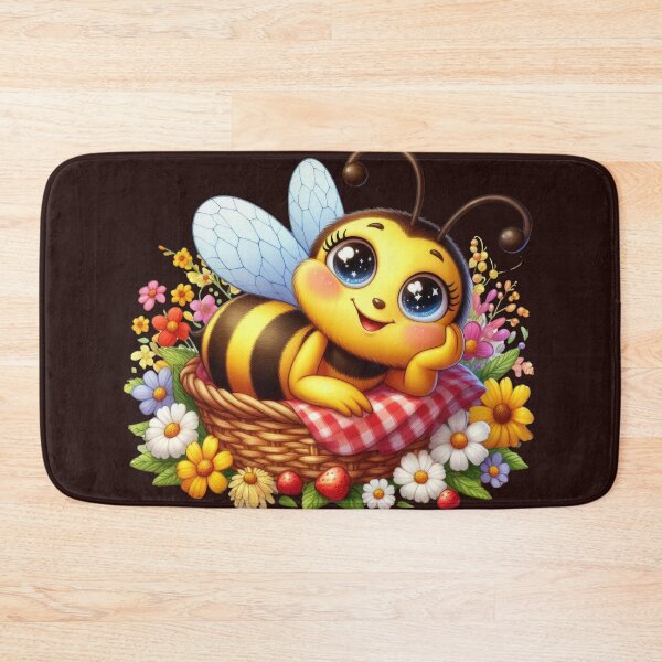 Item preview, Cute bee welcomes spring! designed and sold by fribabywonder.