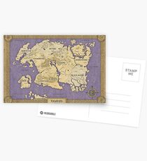 Elder Scrolls Karte - Tamriel Postkarten