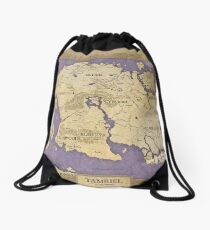 Elder Scrolls map - Tamriel Drawstring Bag