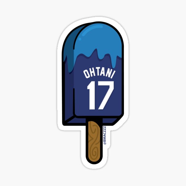 LA #17 Baseball & Ice Cream Sticker