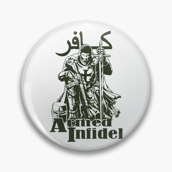 Item preview, Templar; Armed Infidel;  designed and sold by StickerApe.