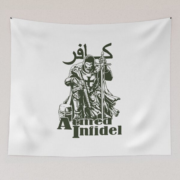 Item preview, Templar; Armed Infidel;  designed and sold by StickerApe.