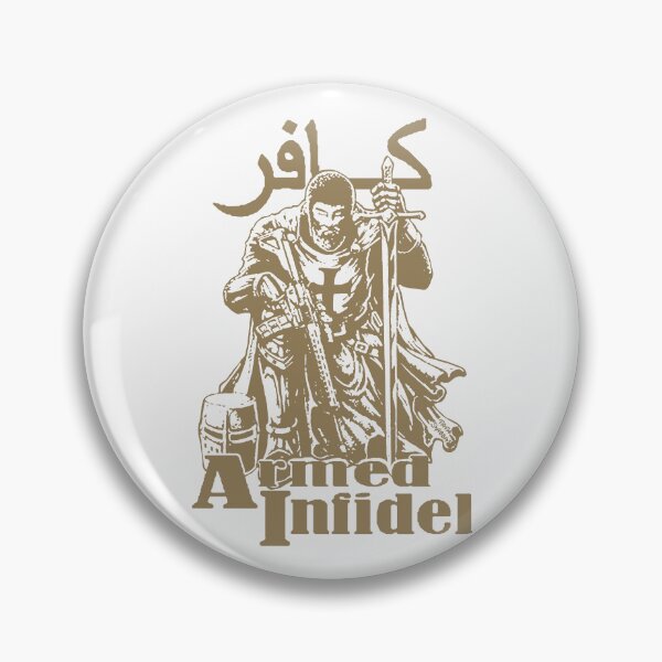 Item preview, Templar; Armed Infidel;  designed and sold by StickerApe.