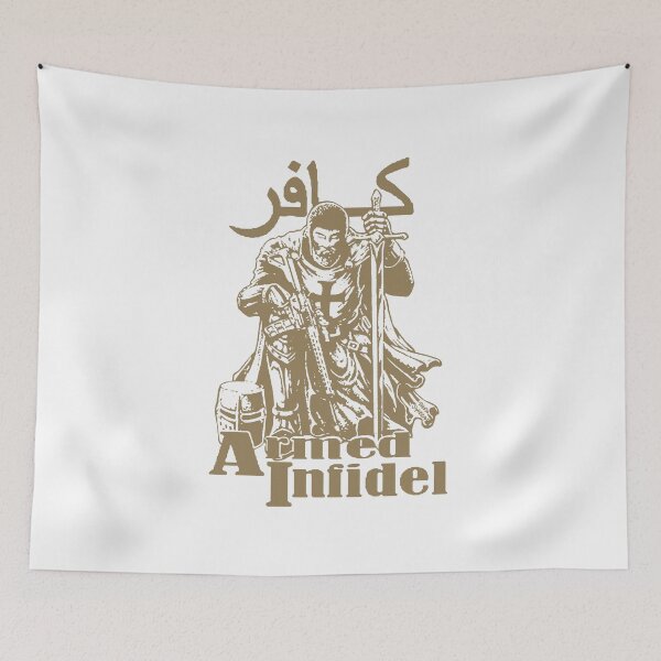 Item preview, Templar; Armed Infidel;  designed and sold by StickerApe.