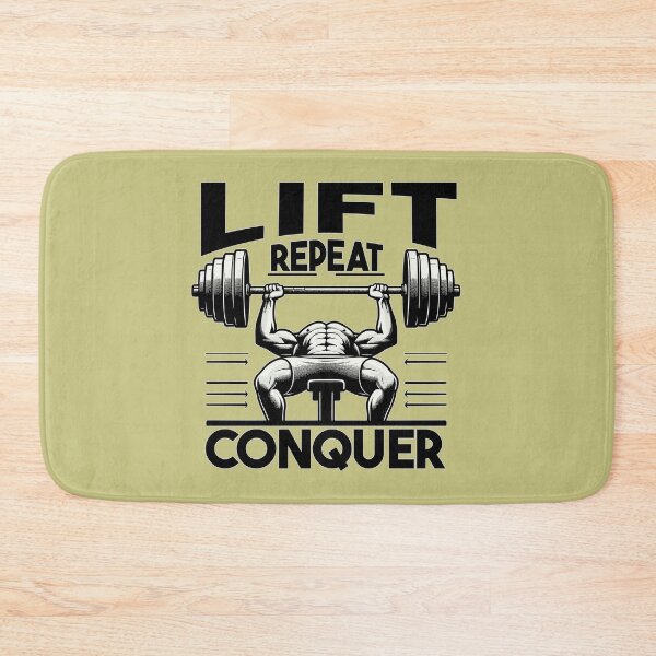 Item preview, Lift, Repeat, Conquer - Bench Press Weightlifting designed and sold by Daqomm.