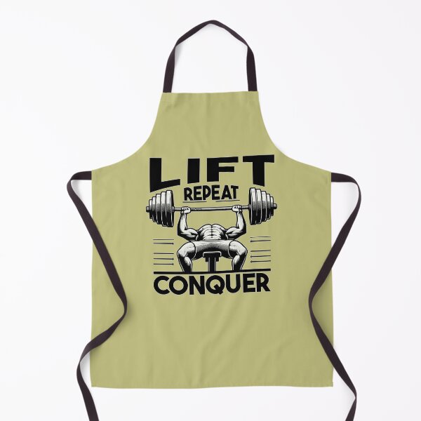 Item preview, Lift, Repeat, Conquer - Bench Press Weightlifting designed and sold by Daqomm.