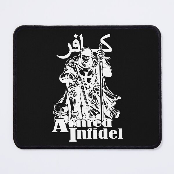 Item preview, Templar; Armed Infidel; White; designed and sold by StickerApe.