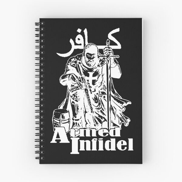 Item preview, Templar; Armed Infidel; White; designed and sold by StickerApe.