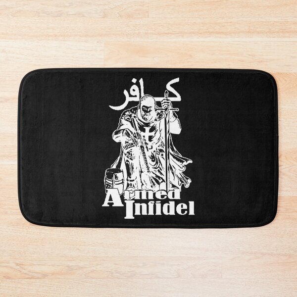 Item preview, Templar; Armed Infidel; White; designed and sold by StickerApe.