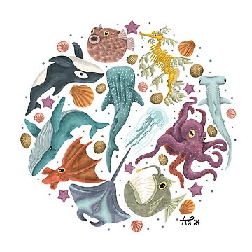 Artwork thumbnail, Ocean Life by smoothfoxill