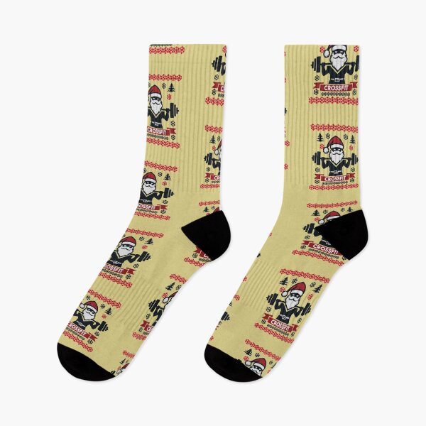 Item preview, Christmas Crossfit Workout - Santa Claus Squat Training designed and sold by Daqomm.