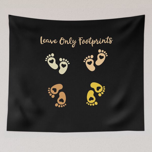 Item preview, Leave Only Footprints designed and sold by Peter Stawicki.