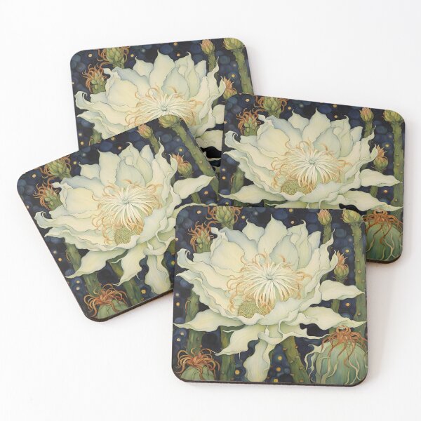 Item preview, Cereus Night Blooming Cactus Flower designed and sold by Glimmersmith.