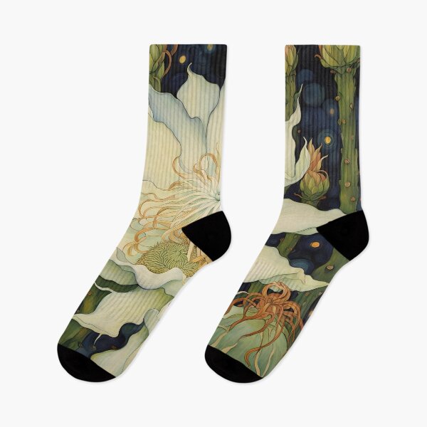 Item preview, Cereus Night Blooming Cactus Flower designed and sold by Glimmersmith.