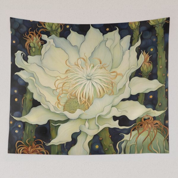 Item preview, Cereus Night Blooming Cactus Flower designed and sold by Glimmersmith.