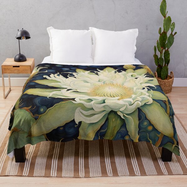 Item preview, Cereus Night Blooming Cactus Beautiful Flowers designed and sold by Glimmersmith.