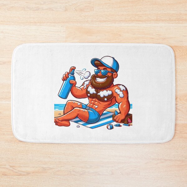 Item preview, Daddy Bear Loves Spring Summer Sun Lotion - Beach LGBTQ Gay Pride Graphic Design designed and sold by ItsAKinkThing.