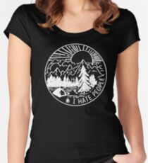I-hate-People Women's Fitted Scoop T-Shirt