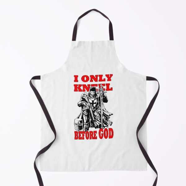 Item preview, I only kneel before God; Templar;  designed and sold by StickerApe.